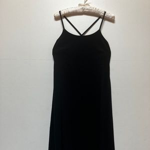 New Everlane Black Japanese GoWeave Slip Dress, Size 0